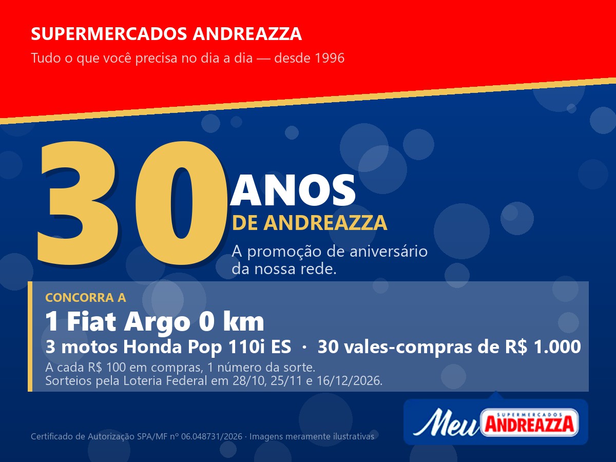 30 anos de Andreazza